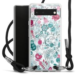 Carry Case Transparent Fabric black/silver