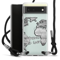 Carry Case Transparent Fabric black/silver