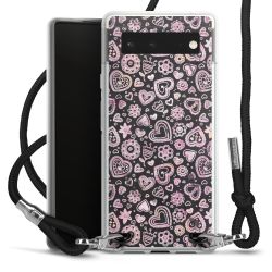 Carry Case Transparent Fabric black/silver