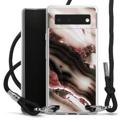 Carry Case Transparent Fabric black/silver