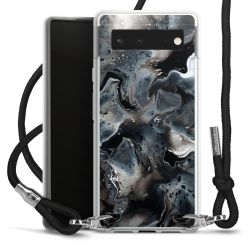 Carry Case Transparent Fabric black/silver