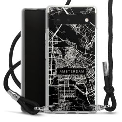 Carry Case Transparent Fabric black/silver