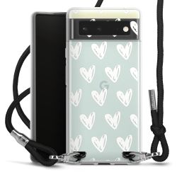 Carry Case Transparent Fabric black/silver