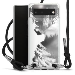 Carry Case Transparent Fabric black/silver