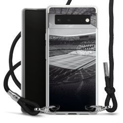 Carry Case Transparent Fabric black/silver