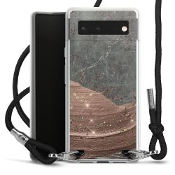 Carry Case Transparent Fabric black/silver