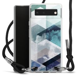 Carry Case Transparent Fabric black/silver