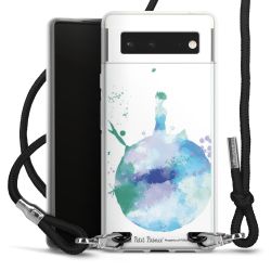 Carry Case Transparent Fabric black/silver