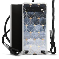 Carry Case Transparent Fabric black/silver