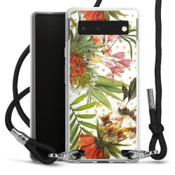 Carry Case Transparent Fabric black/silver