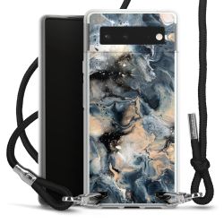 Carry Case Transparent Fabric black/silver