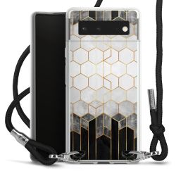 Carry Case Transparent Fabric black/silver