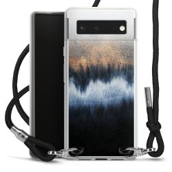 Carry Case Transparent Fabric black/silver