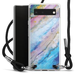 Carry Case Transparent Fabric black/silver