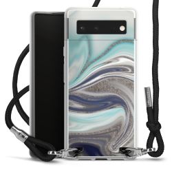 Carry Case Transparent Fabric black/silver