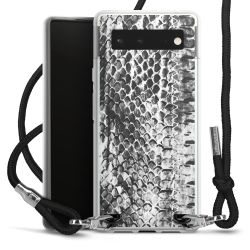 Carry Case Transparent Fabric black/silver