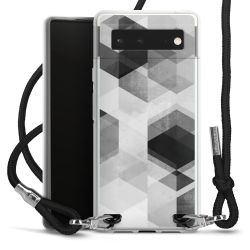 Carry Case Transparent Fabric black/silver