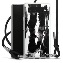 Carry Case Transparent Fabric black/silver