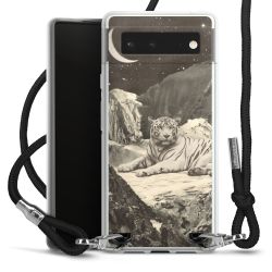 Carry Case Transparent Fabric black/silver