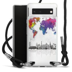 Carry Case Transparent Fabric black/silver