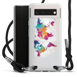 Carry Case Transparent Fabric black/silver