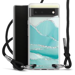 Carry Case Transparent Fabric black/silver