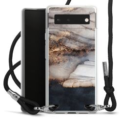 Carry Case Transparent Fabric black/silver