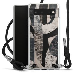 Carry Case Transparent Fabric black/silver