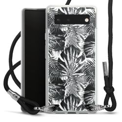 Carry Case Transparent Fabric black/silver