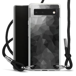 Carry Case Transparent Fabric black/silver