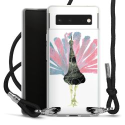 Carry Case Transparent Fabric black/silver