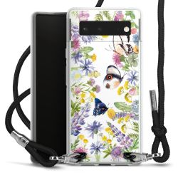 Carry Case Transparent Fabric black/silver