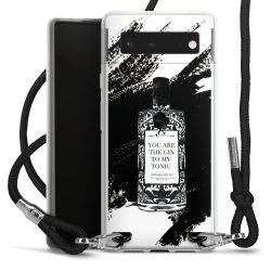 Carry Case Transparent Fabric black/silver