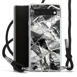 Carry Case Transparent Fabric black/silver