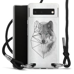 Carry Case Transparent Fabric black/silver