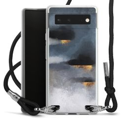 Carry Case Transparent Fabric black/silver