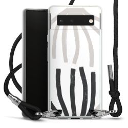 Carry Case Transparent Fabric black/silver