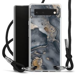 Carry Case Transparent Fabric black/silver