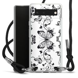 Carry Case Transparent Fabric black/silver