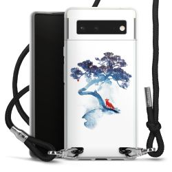 Carry Case Transparent Fabric black/silver