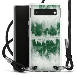 Carry Case Transparent Fabric black/silver