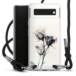 New Carry Case Transparent Stoff schwarz/silber