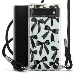 New Carry Case Transparent Stoff schwarz/silber