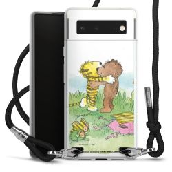 New Carry Case Transparent Stoff schwarz/silber