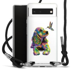 New Carry Case Transparent Stoff schwarz/silber