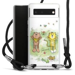 New Carry Case Transparent Stoff schwarz/silber