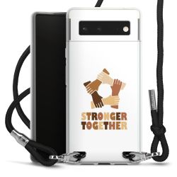 New Carry Case Transparent Stoff schwarz/silber