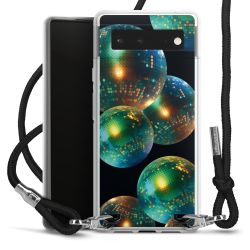 New Carry Case Transparent Stoff schwarz/silber