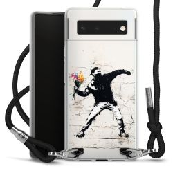 New Carry Case Transparent Stoff schwarz/silber