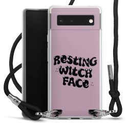 New Carry Case Transparent Stoff schwarz/silber